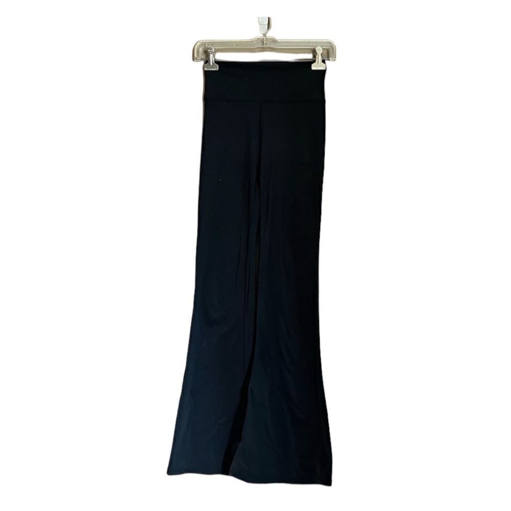 Fabletics black flare leggings. Size extra small